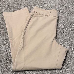 NWOT, Old Navy Khaki Pixie High Rise Straight Leg Pants- Size 8